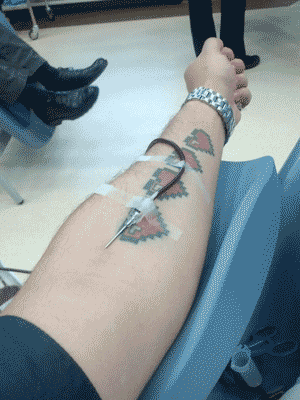 blood donating GIF
