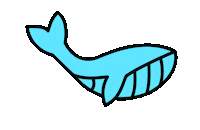 Ocean Whale Sticker by clever carbon