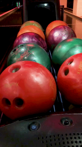 bowling ball GIF by Bowlero