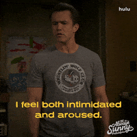 Aroused Season 17 GIF by It's Always Sunny in Philadelphia