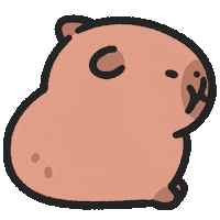 Angry Capybara Sticker