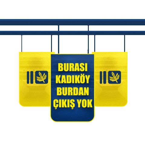 No Way Out Flag Sticker by Fenerium