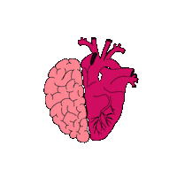 gurolepperod heart hearts mentalhealth hjerte Sticker