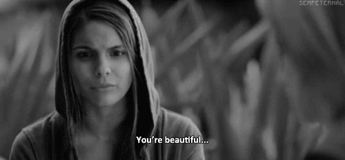 youre beautiful black and white GIF