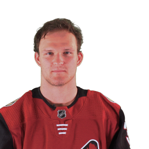 Happy Christian Fischer Sticker by Arizona Coyotes