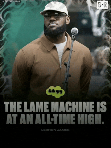 Lebron Lame Lame Machine GIF