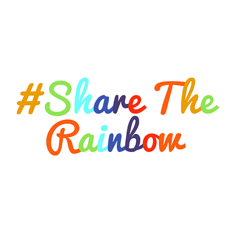 Rainbow Share Sticker by The States of Guernsey