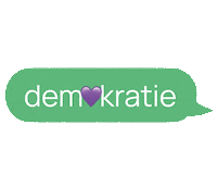Heart Democracy Sticker by Badisches Landesmuseum
