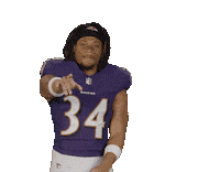 Point Smirk Sticker by Baltimore Ravens
