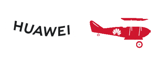 text plane Sticker by Huawei Mobile Deutschland