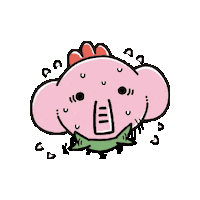 ピンク Sticker by PHADS