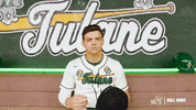 College Baseball Lee GIF by GreenWave