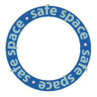 wettergrendesignco space safe mentalhealth safespace Sticker