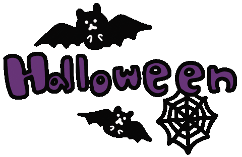 Halloween Bat Sticker by Playbear520_TW