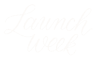 Calligraphy Launch Sticker