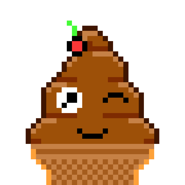 Art Shitting Sticker by Poopies.io