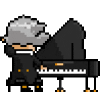 Classical Music Piano Sticker