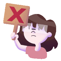 Letrero No Sticker