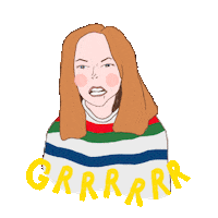 Why Am I Like This Sticker by Orla Gartland
