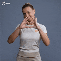 Heart Tennis GIF by WTA