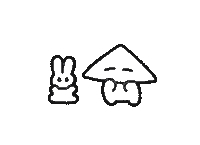 rabbit applause Sticker by error403