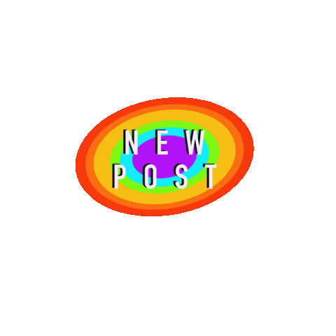 Lensden giphyupload new rainbow new post Sticker