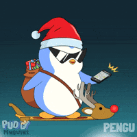 Merry Christmas GIF by Pudgy Penguins