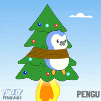 Merry Christmas GIF by Pudgy Penguins