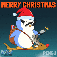 Merry Christmas GIF by Pudgy Penguins