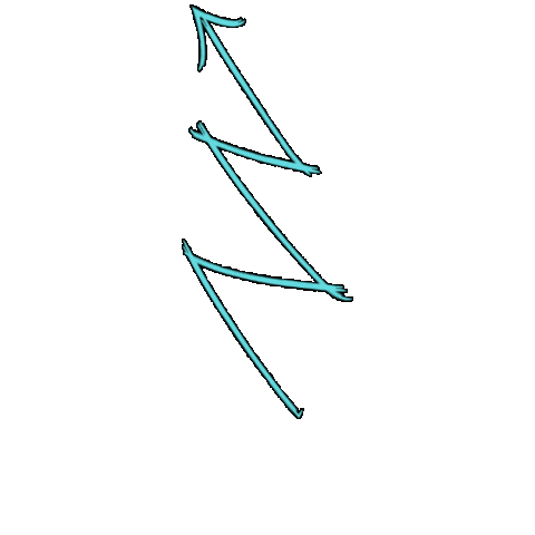 Arrow Flash Sticker by Student Project House
