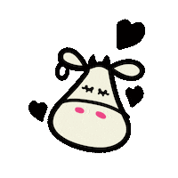 Cabeza De Vaca Cow Sticker by Wendy Ramos
