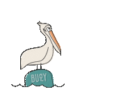 JustAddBuoy hydration pelican buoy justaddbuoy Sticker