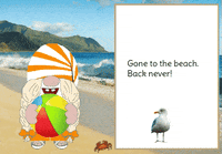 Summer Fun Gnome GIF