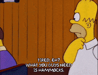 tired homer simpson GIF