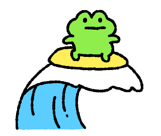 Wave Drawing Sticker