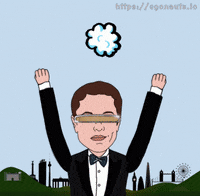 Egonauts rainbow crypto thank you nft GIF