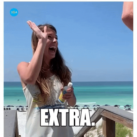 30A excited beach happiness high five GIF