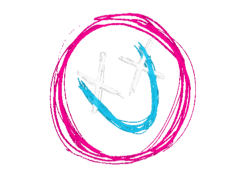 Neon Happy Face Sticker