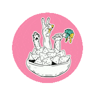 AnokPeas vegan cheese plantbased dip Sticker