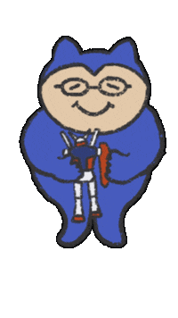 Meganeneko Sticker