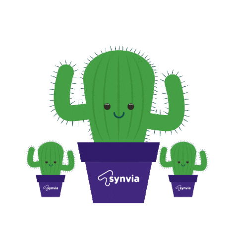 Synvia giphyupload dancing cactus cactos Sticker