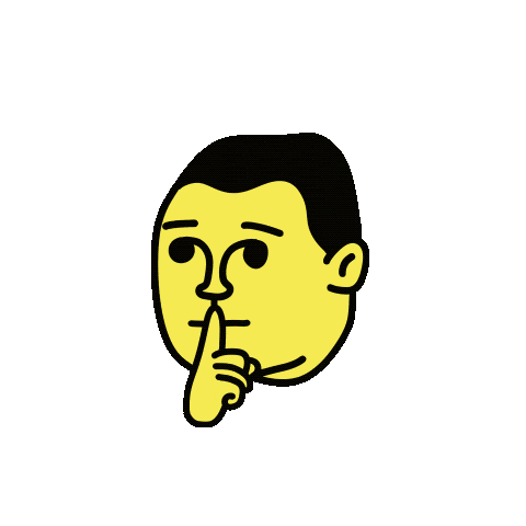 Face Shut Up Sticker