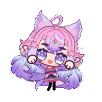 OkamiraVT dance dancing vtuber meow Sticker