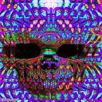 balazsvarga trippy psychedelic colorful purple GIF