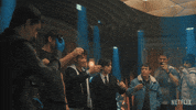 Umbrella Academy Cheers GIF by NETFLIX