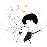 In Love Hug Sticker