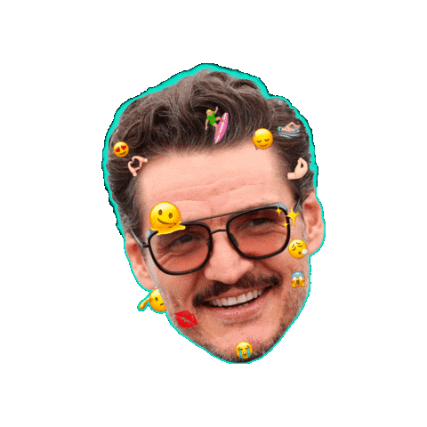 Good Looking Pedro Pascal Sticker by Anne Horel
