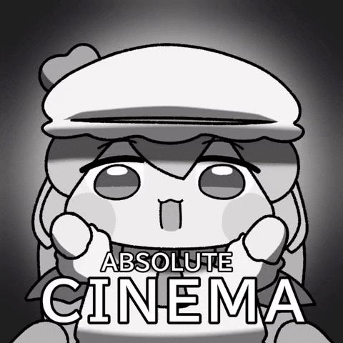 Touhou Project Monochrome GIF