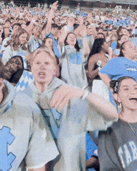Lets Go Football GIF by UNC Tar Heels
