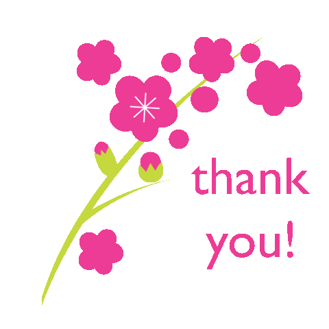 Cheers Thank You Sticker by Zusetsu